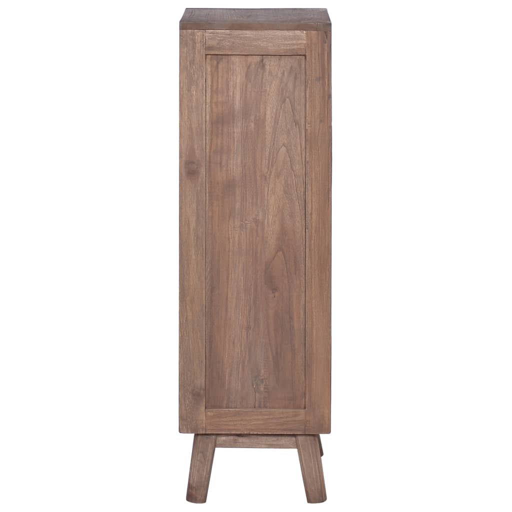 vidaXL Sideboard with 5 Drawers 40x30x100 cm Solid Teak Wood