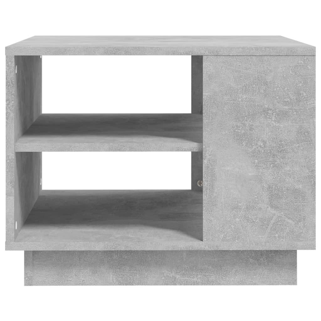 vidaXL Coffee Table Concrete Grey 55x55x43 cm Engineered Wood