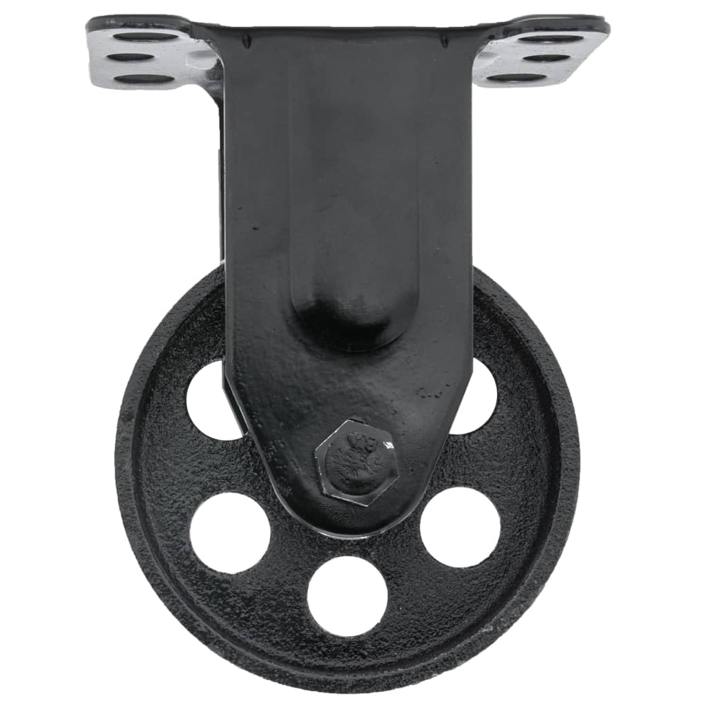 Mac Lean Fixed Caster Wheel 92 mm 4 pcs Black