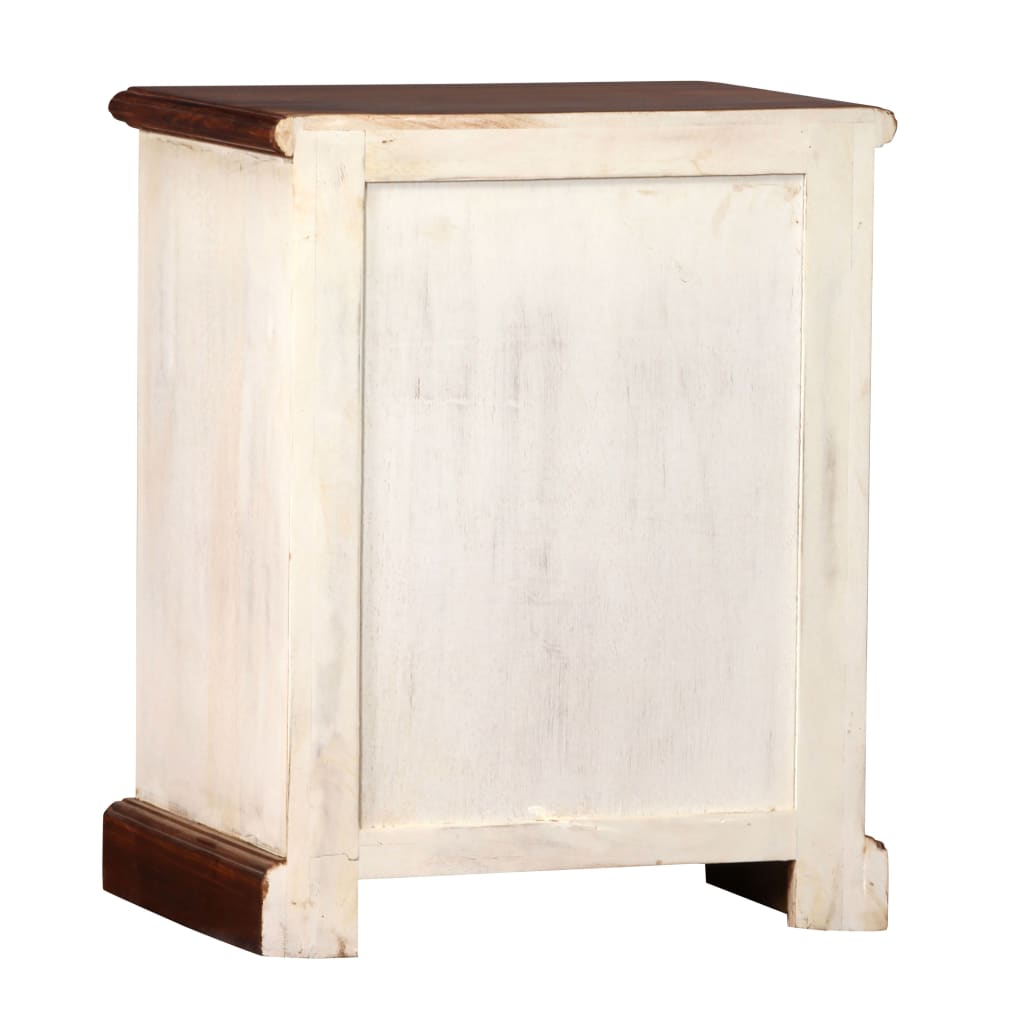 vidaXL Bedside Cabinet Solid Sheesham Mango Wood 30x40x50 cm
