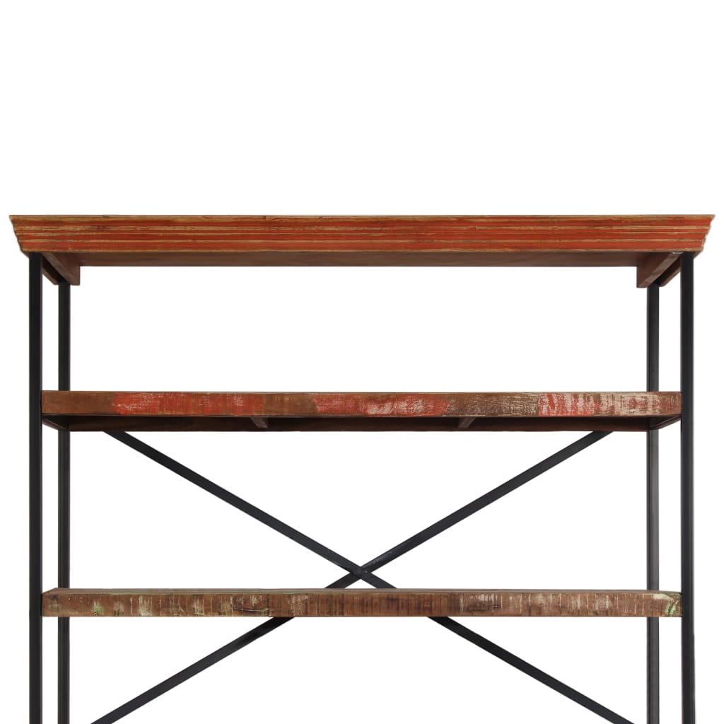 vidaXL Sideboard with Shelves Solid Reclaimed Wood 120x35x200 cm