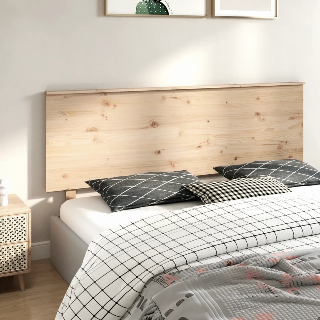 vidaXL Bed Headboard 184x6x82.5 cm Solid Wood Pine