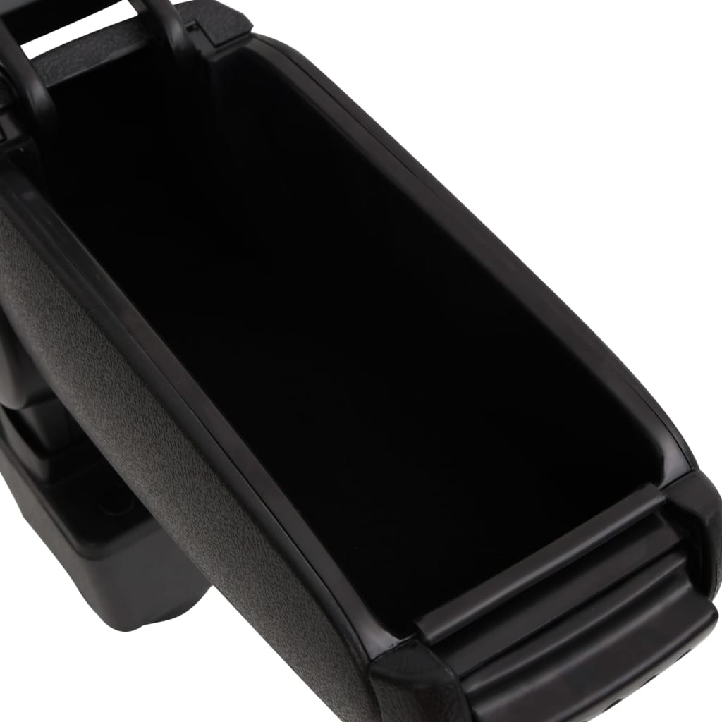 vidaXL Car Armrest Black 12x34x(34-50) cm ABS