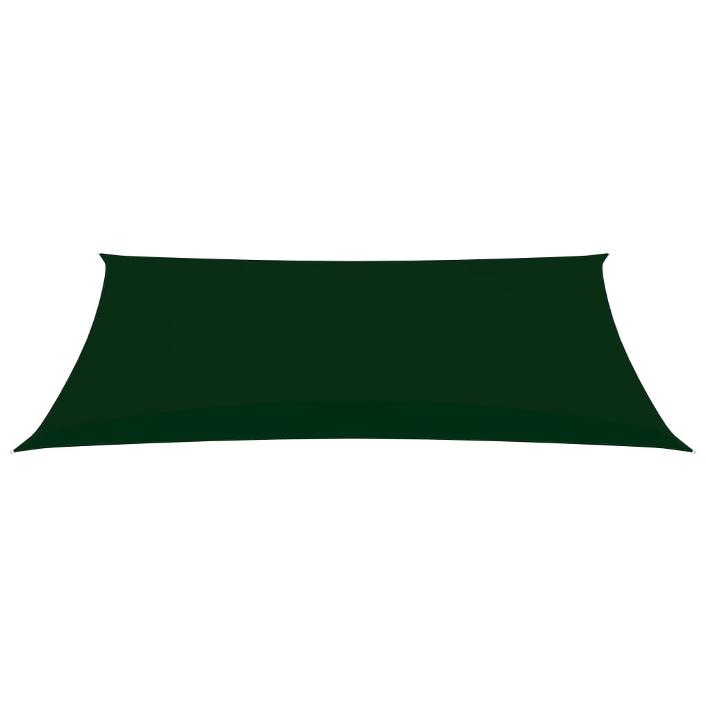 vidaXL Sunshade Sail Oxford Fabric Rectangular 4x7 m Dark Green