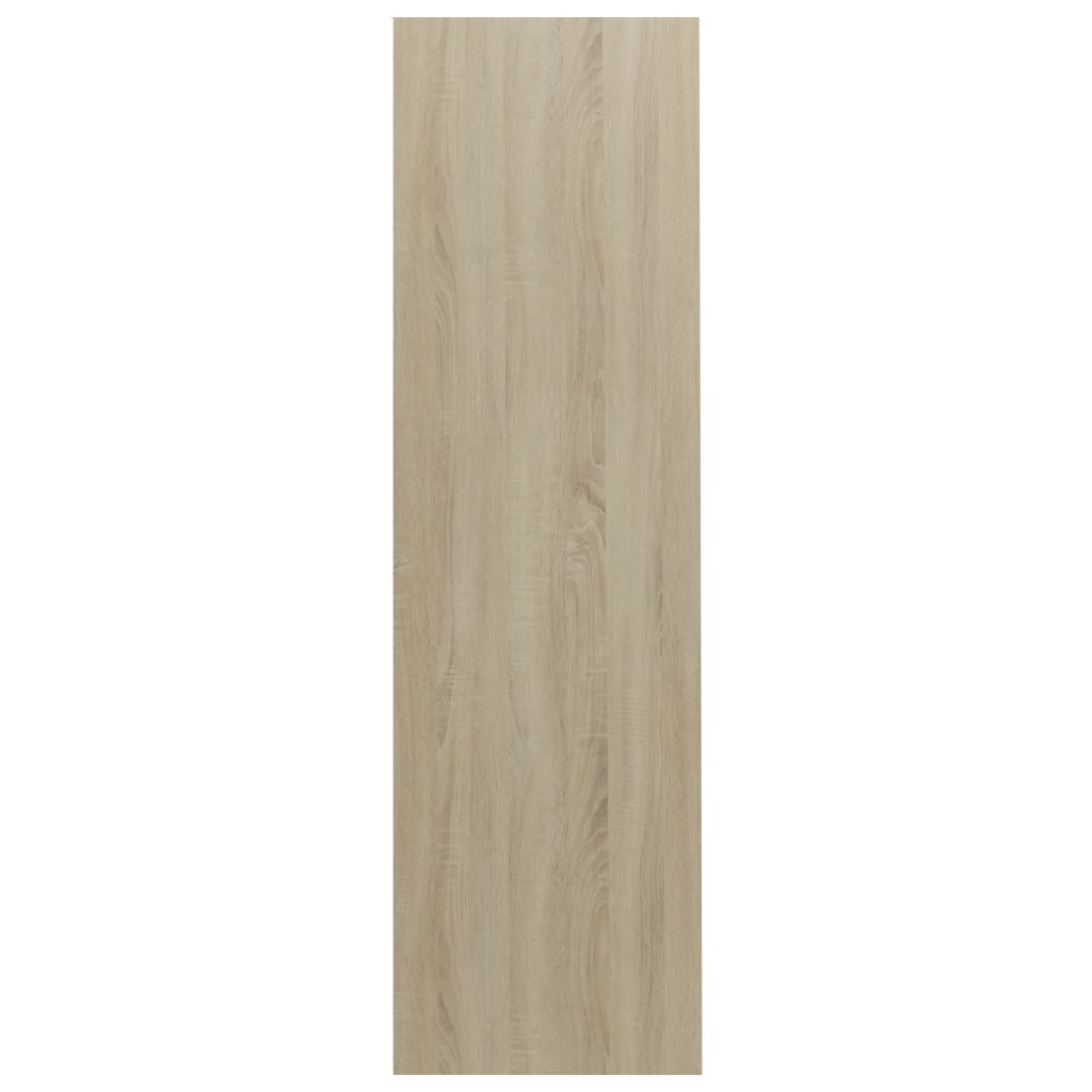 vidaXL Book Cabinet Sonoma Oak 97.5x29.5x100 cm Engineered Wood