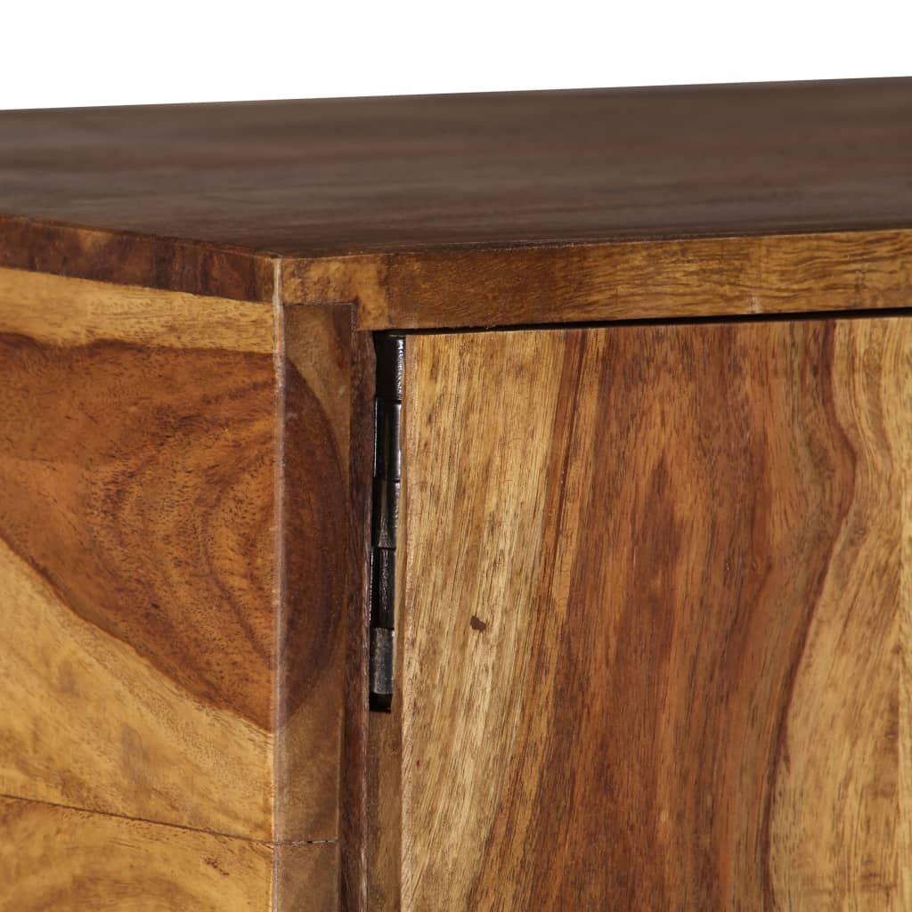 vidaXL Highboard Solid Sheesham Wood 90x35x170 cm