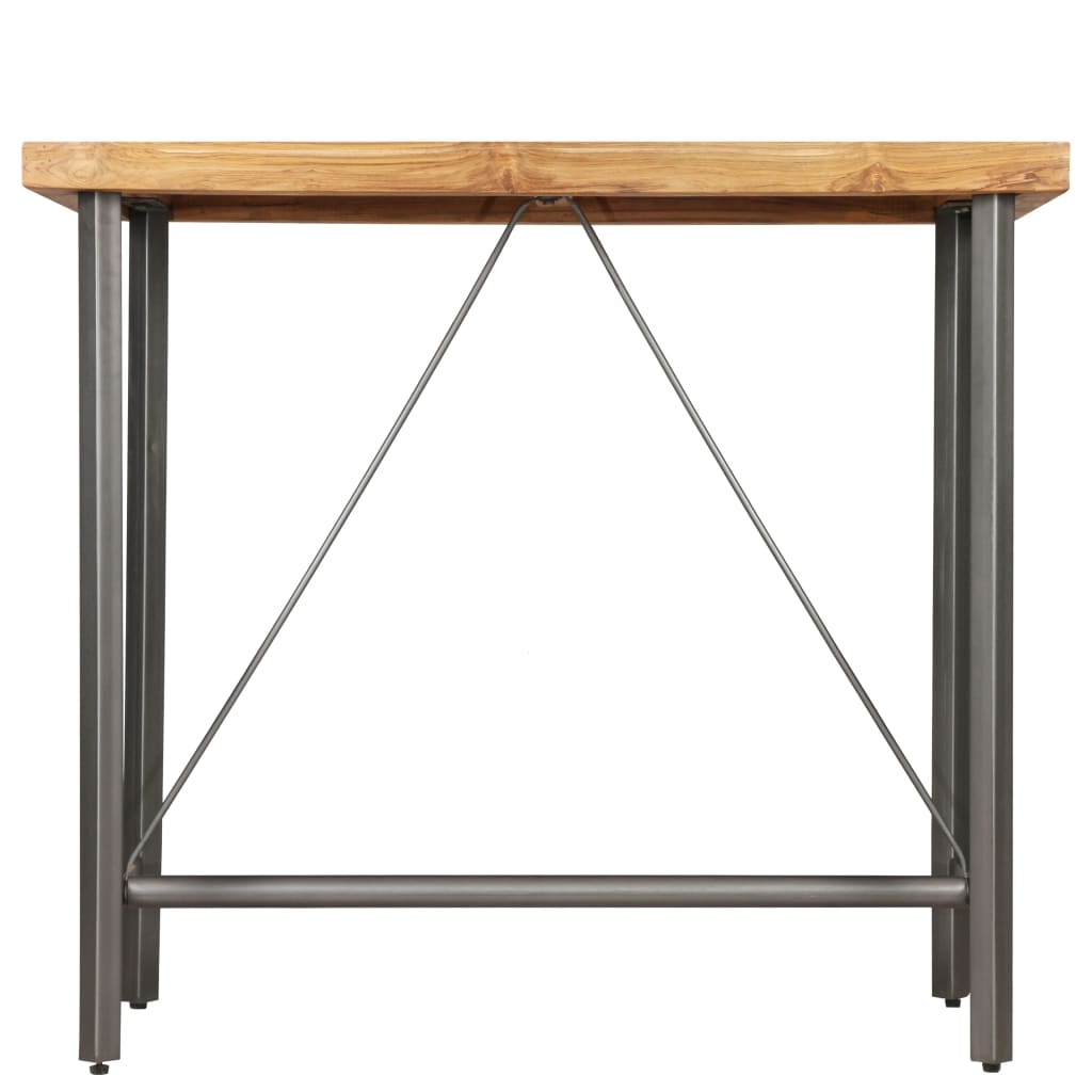 vidaXL Bar Table Solid Reclaimed Teak 120x58x106 cm