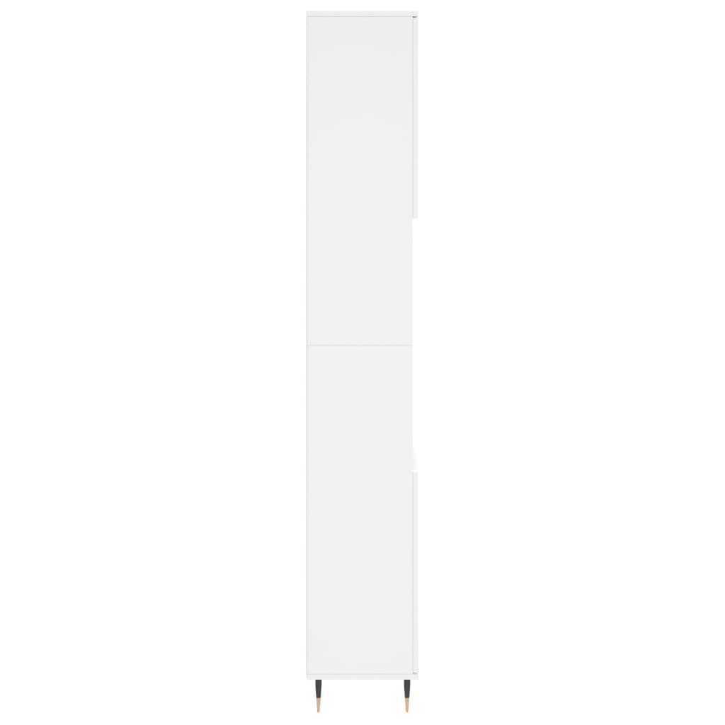 vidaXL Bathroom Cabinet White 30x30x190 cm Engineered Wood