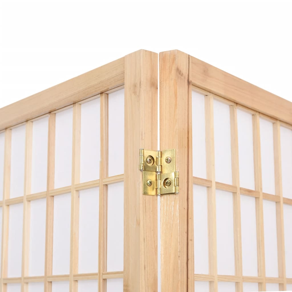 vidaXL Folding 3-Panel Room Divider Japanese Style 120x170 cm