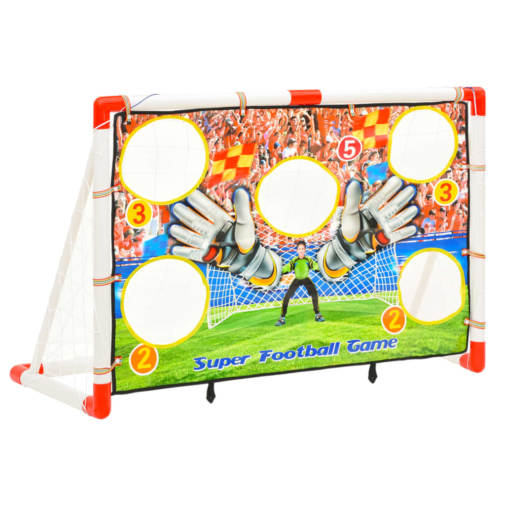vidaXL Children Football Goal Set with Goal Wall 120x51x77.5 cm