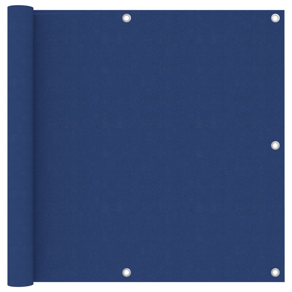 vidaXL Balcony Screen Blue 90x300 cm Oxford Fabric