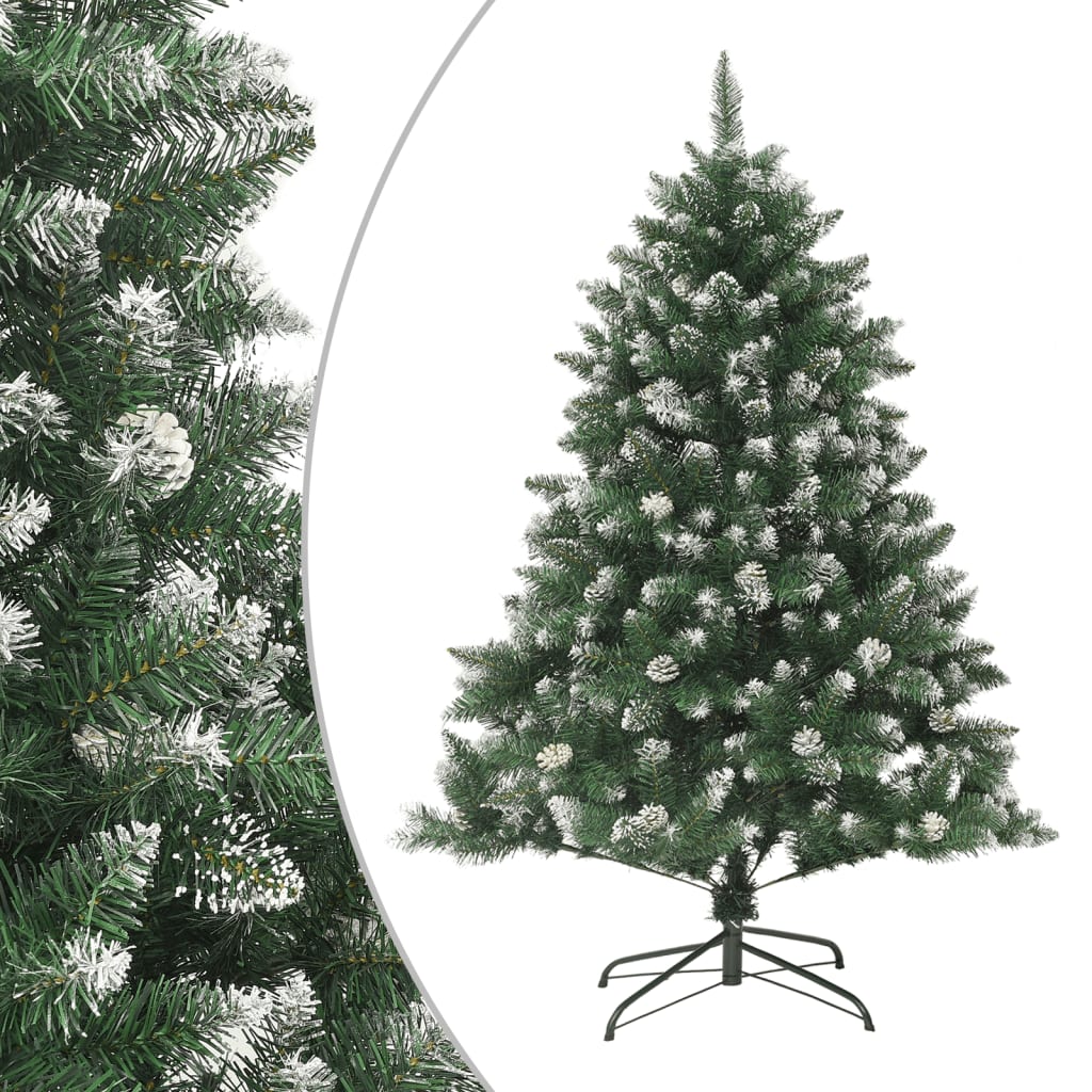 vidaXL Artificial Christmas Tree with Stand 150 cm PVC