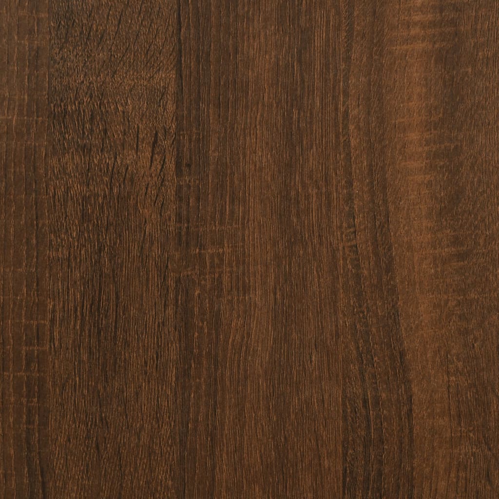 vidaXL Console Table Brown Oak 102x22.5x75 cm Engineered Wood