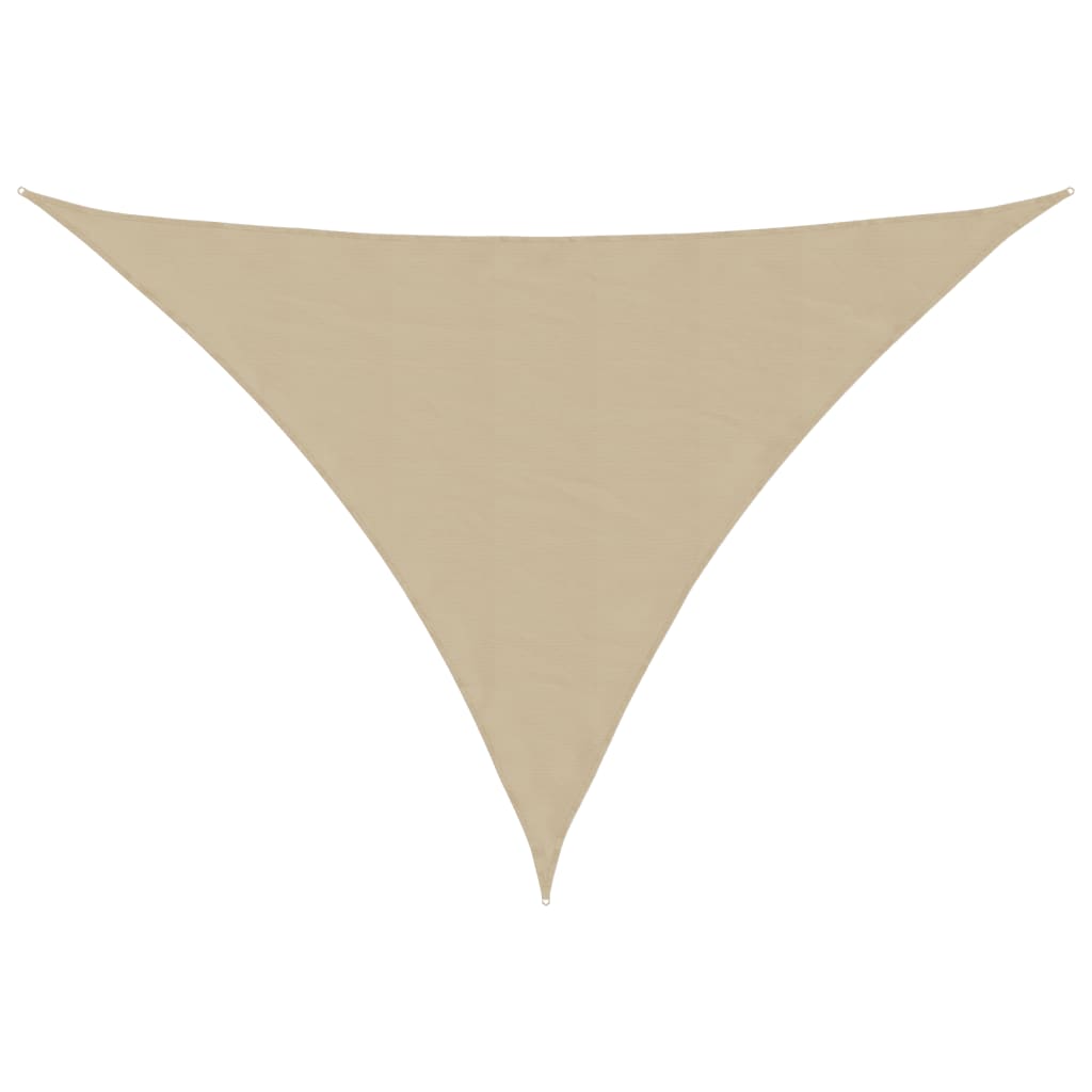 vidaXL Sunshade Sail Oxford Fabric Triangular 4x5x6.4 m Beige