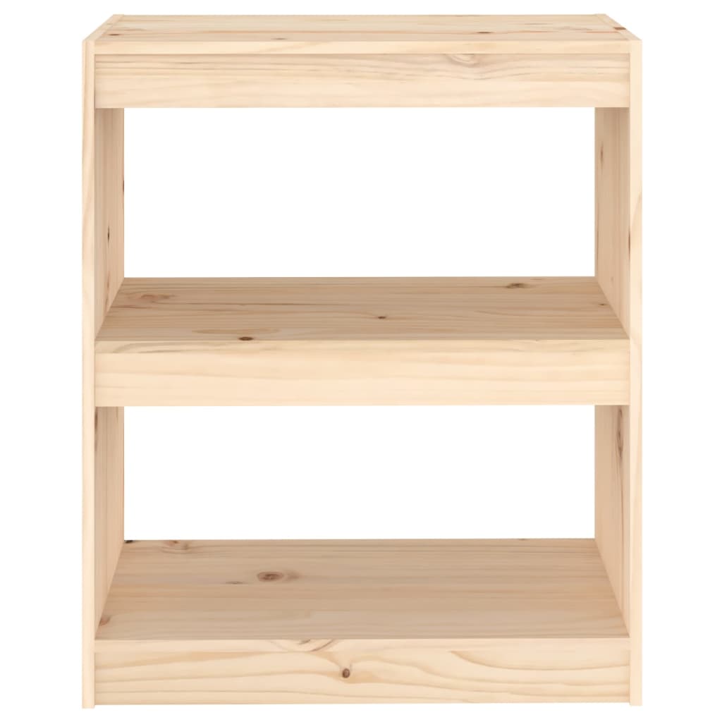 vidaXL Book Cabinet/Room Divider 60x30x71.5 cm Solid Wood Pine