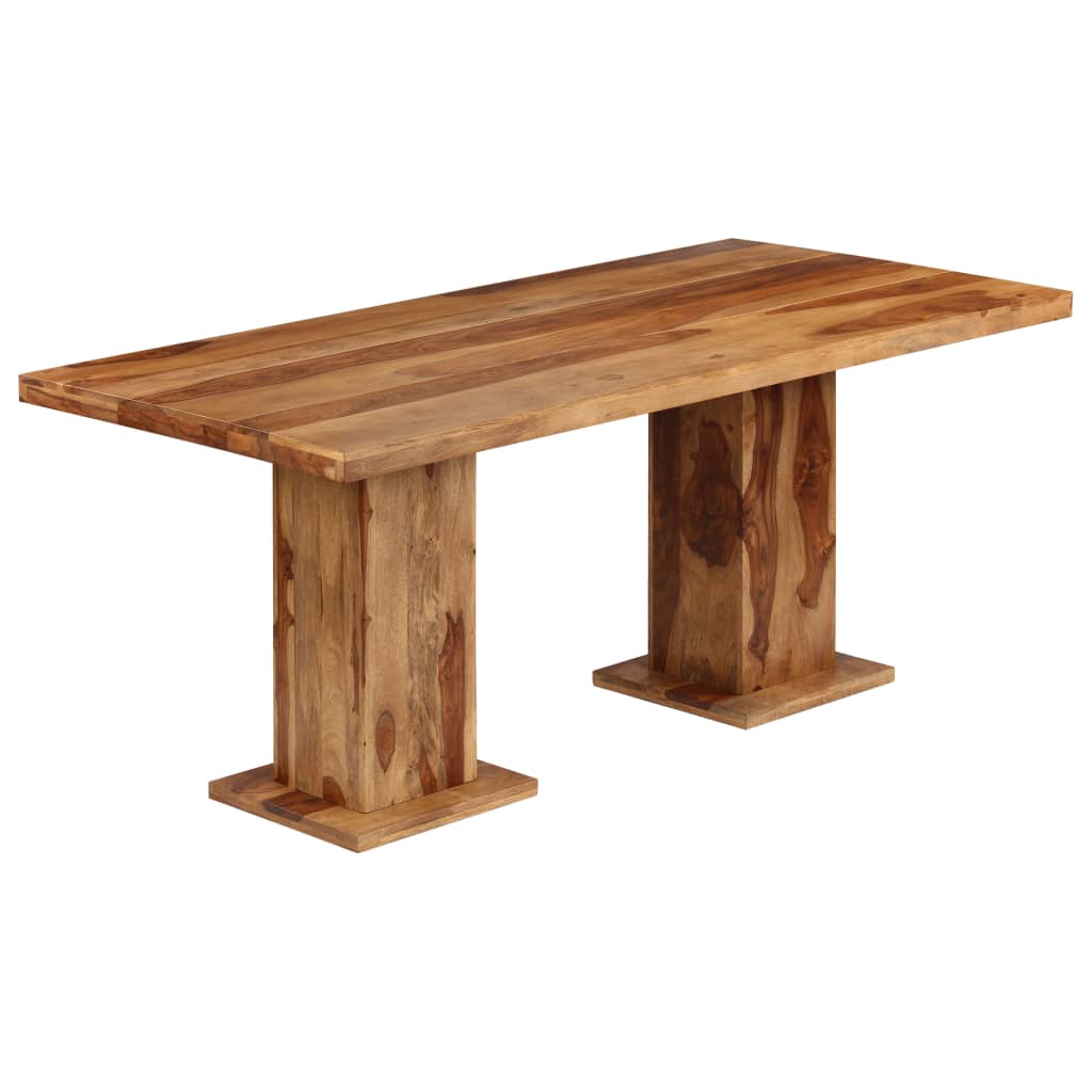 vidaXL Massive Dining Table Solid Sheesham Wood 175x90x77 cm
