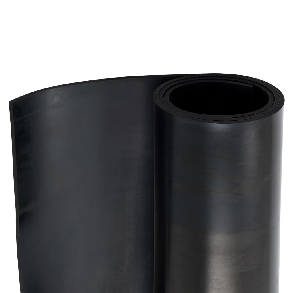 vidaXL Floor Mat Anti-Slip Rubber 1.2x2 m 8 mm Smooth