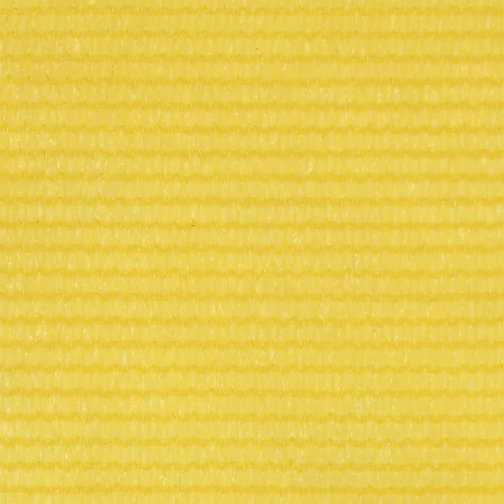 vidaXL Balcony Screen Yellow 90x300 cm HDPE