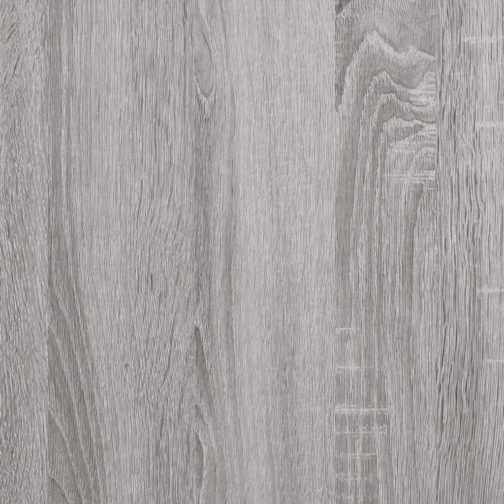 vidaXL Desk Grey Sonoma 100x50x90 cm Engineered Wood and Iron