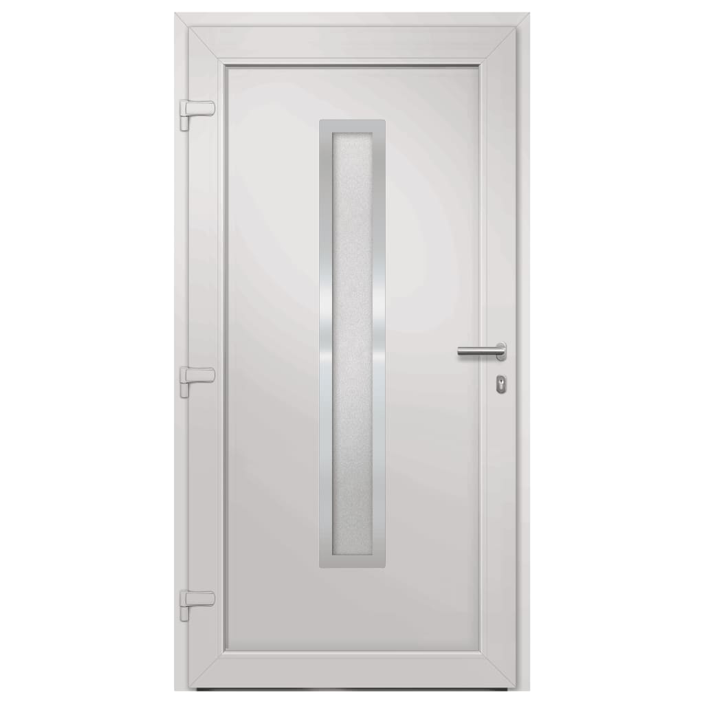 vidaXL Front Door White 108x200 cm