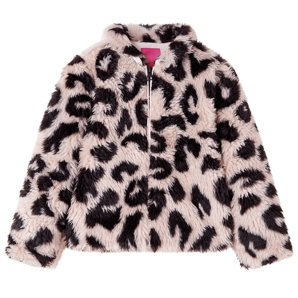 Kids' Coat Faux Fur Light Pink 104