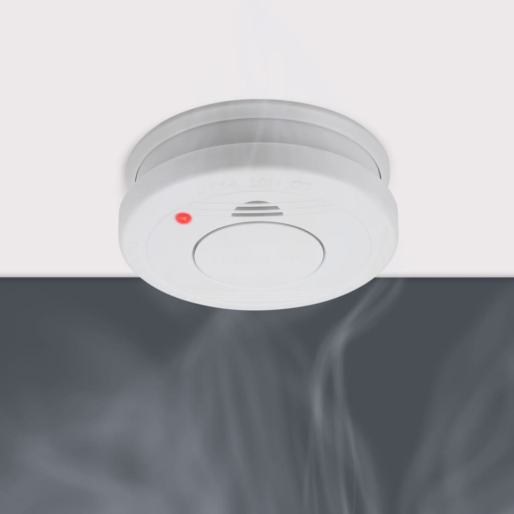 Smartwares 2-Pack Smoke Alarm Set 10x10x3.5 cm White