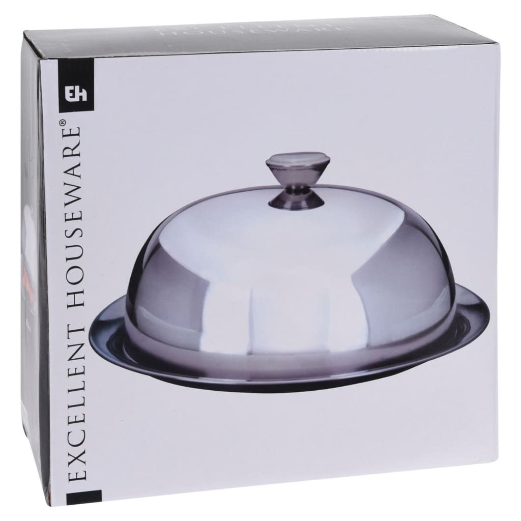 Excellent Houseware Bell Jar with Base Plate Stainless Steel