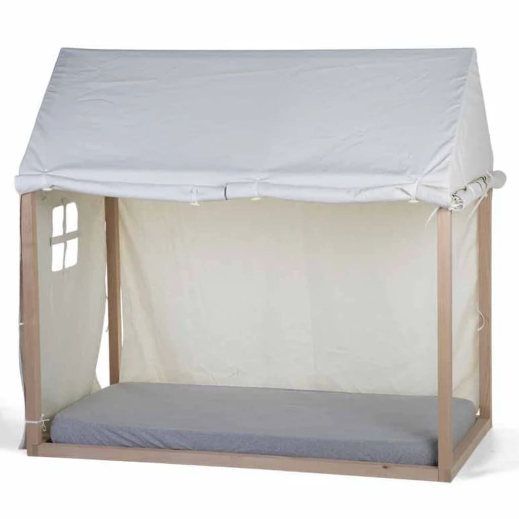 CHILDHOME Bed House Cover 150x80x140 cm White
