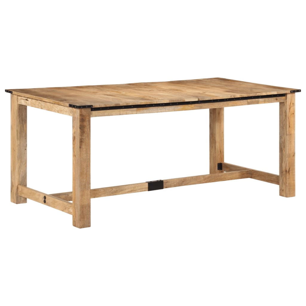 vidaXL Dining Table 180x90x75 cm Solid Wood Mango