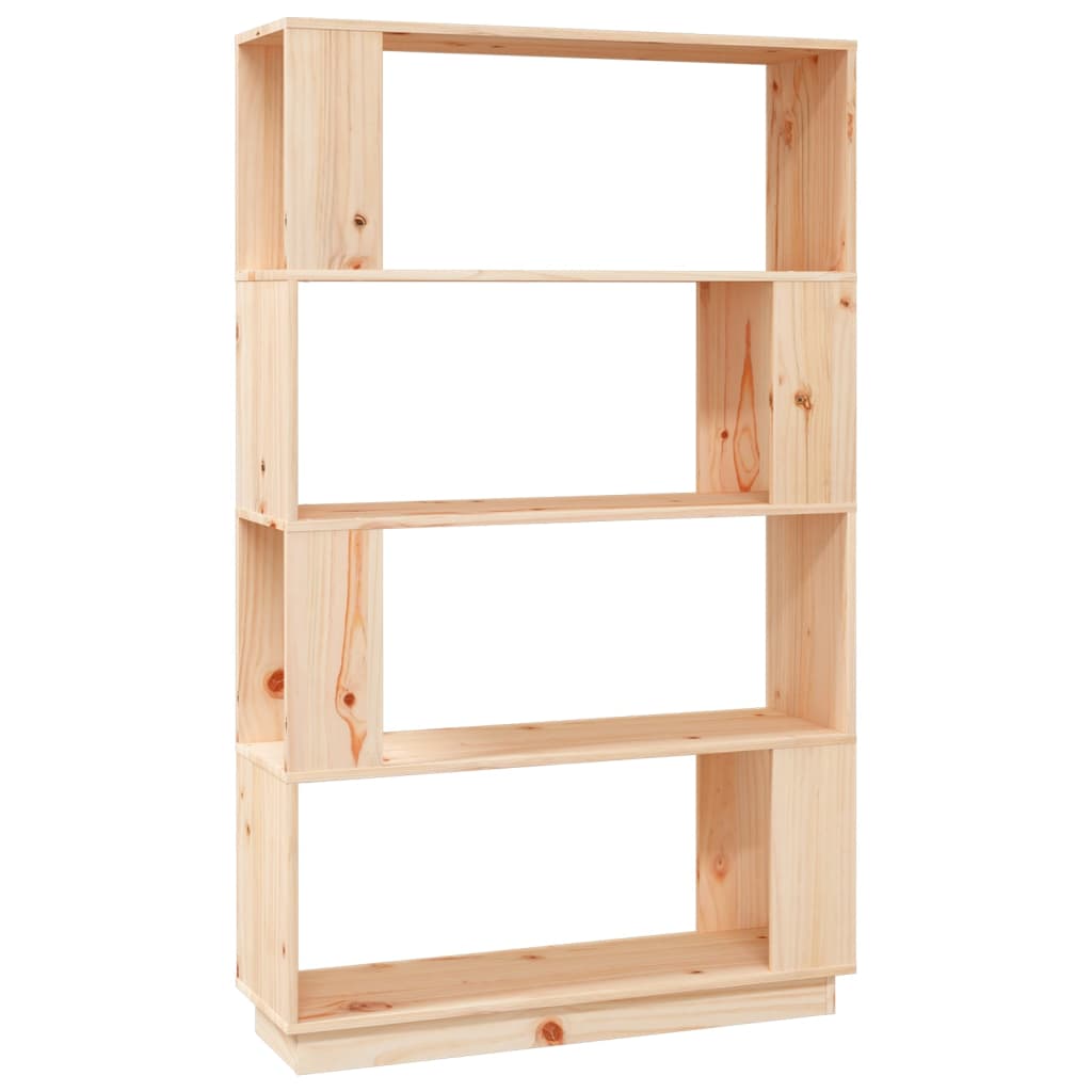 vidaXL Book Cabinet/Room Divider 80x25x132 cm Solid Wood Pine