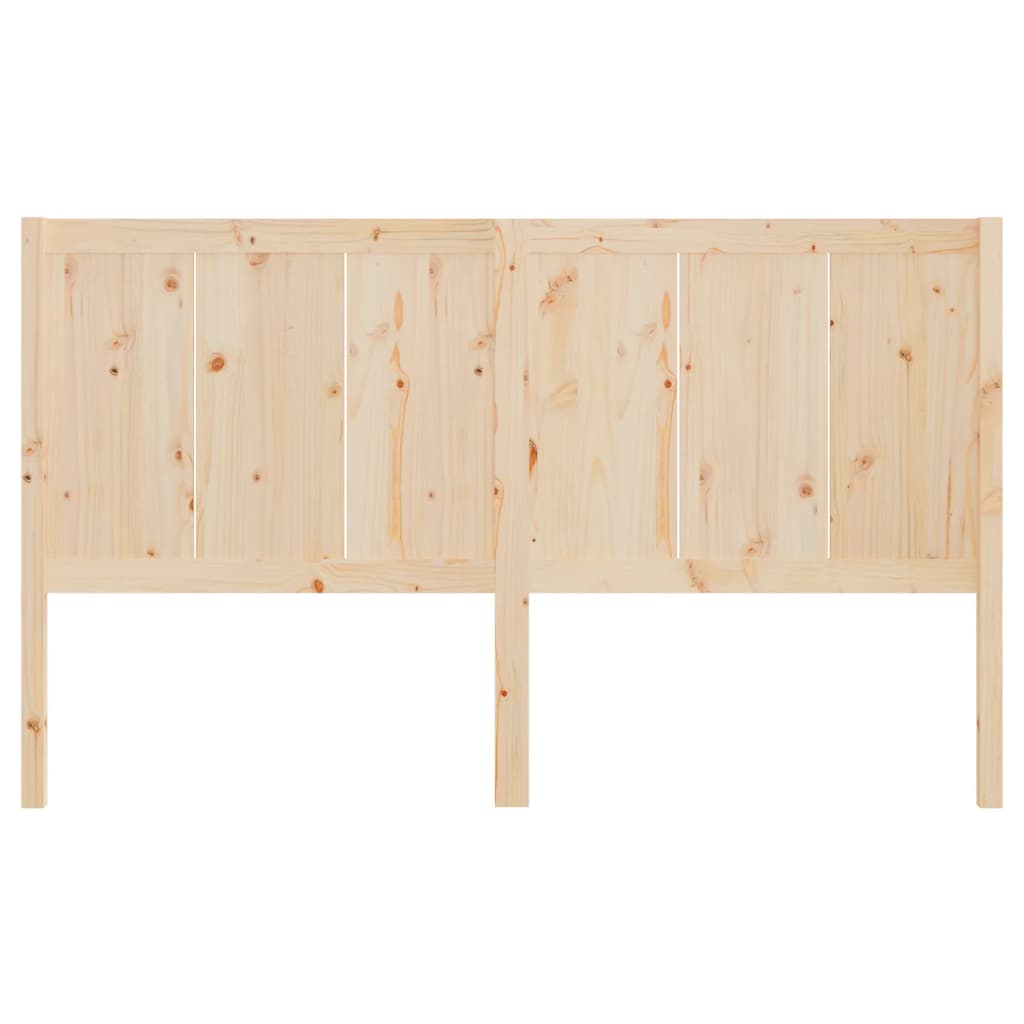 vidaXL Bed Headboard 205.5x4x100 cm Solid Pine Wood