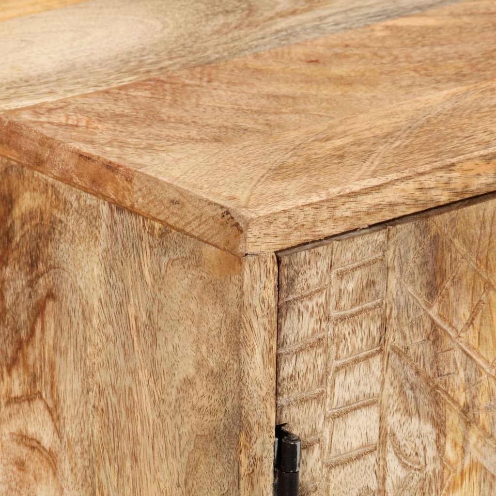vidaXL Sideboard Solid Mango Wood 110x30x60 cm