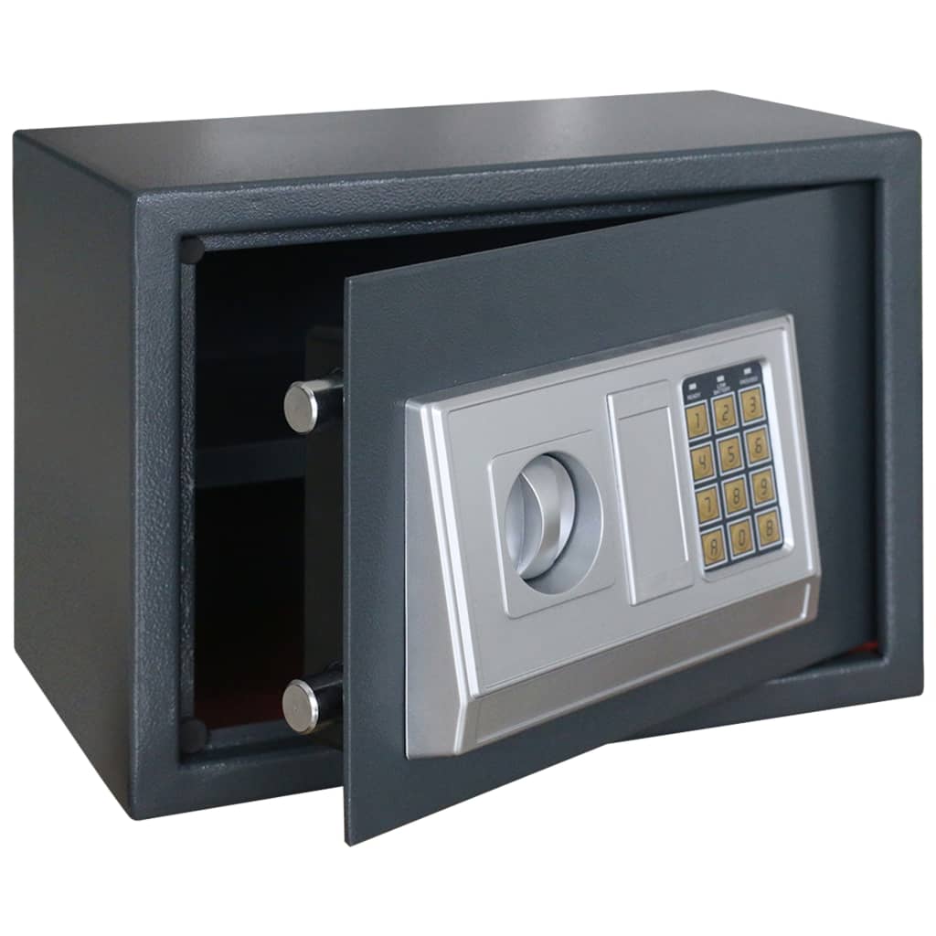 vidaXL Electronic Digital Safe with Shelf 35x25x25 cm