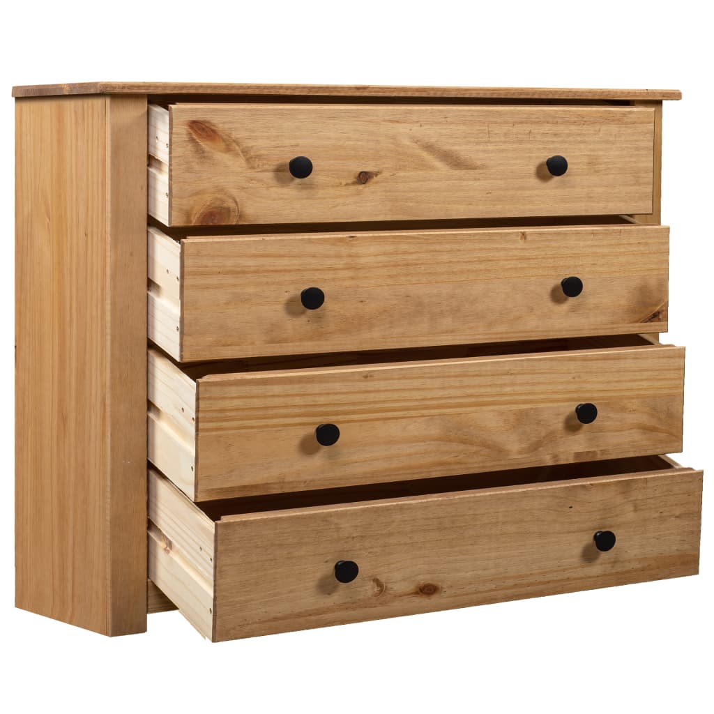 vidaXL Side Cabinet 80x40x73 cm Pine Panama Range