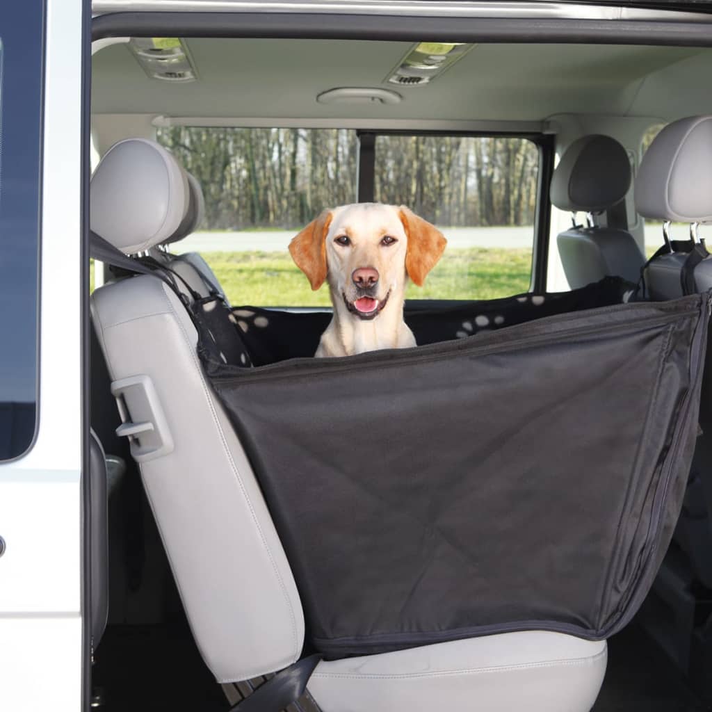 TRIXIE Car Seat Cover for Dogs 65x145 cm Black and Beige 13231