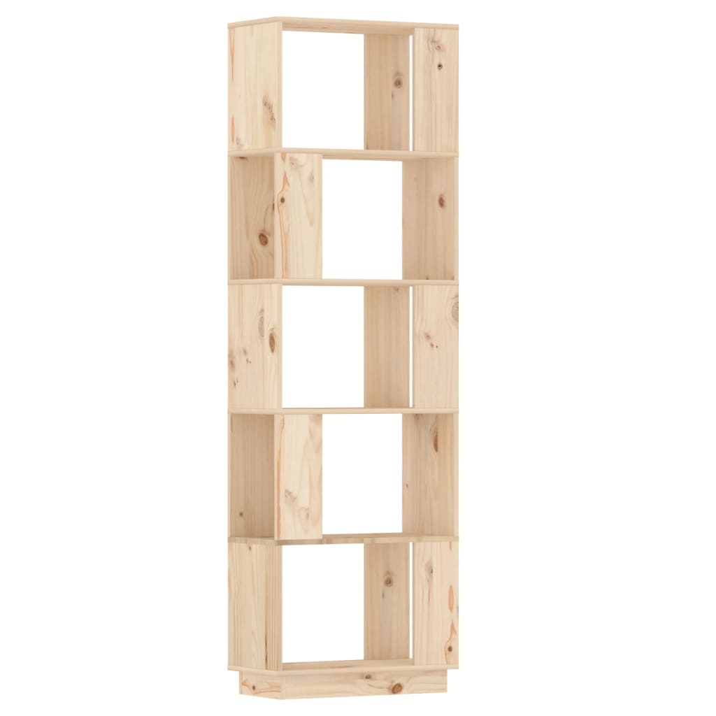 vidaXL Book Cabinet/Room Divider 51x25x163.5 cm Solid Wood Pine