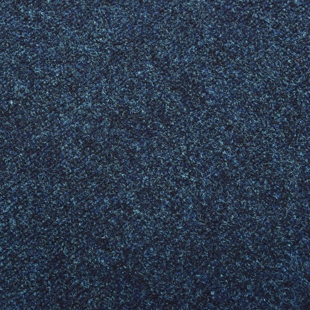 vidaXL Floor Carpet Tiles 20 pcs 5 m² Navy Blue