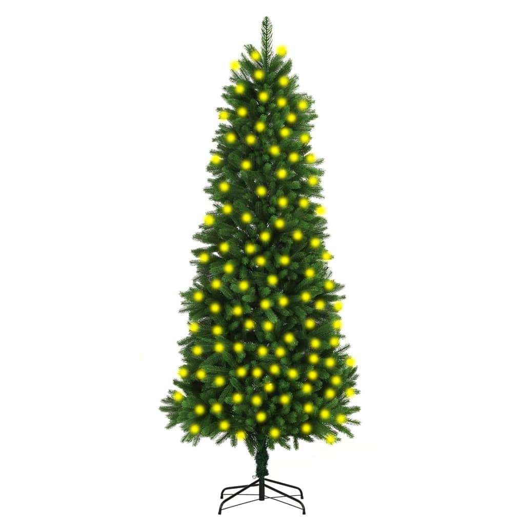 vidaXL Artificial Pre-lit Christmas Tree 240 cm Green