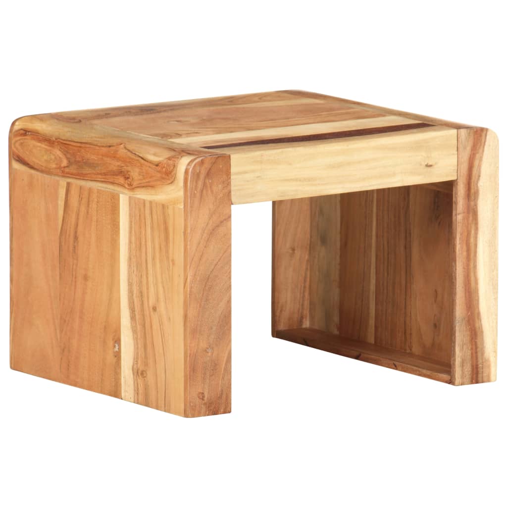 vidaXL Side Table 43x40x30 cm Solid Acacia Wood
