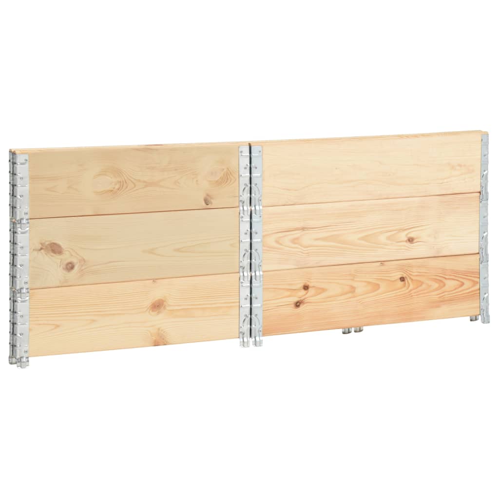 vidaXL Raised Beds 3 pcs 100x100 cm Solid Pine Wood (310057)