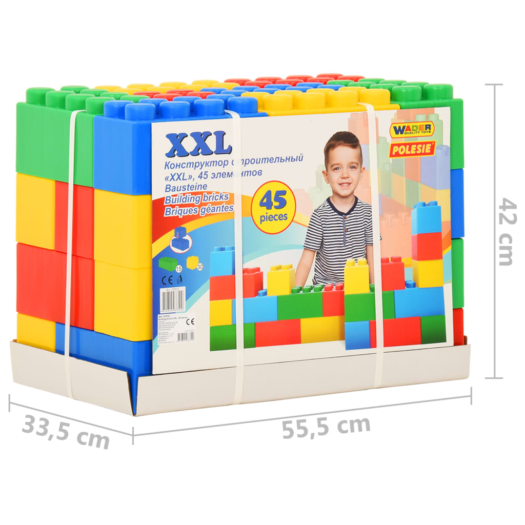 Polesie Wader Block Toys XXL 45 Piece