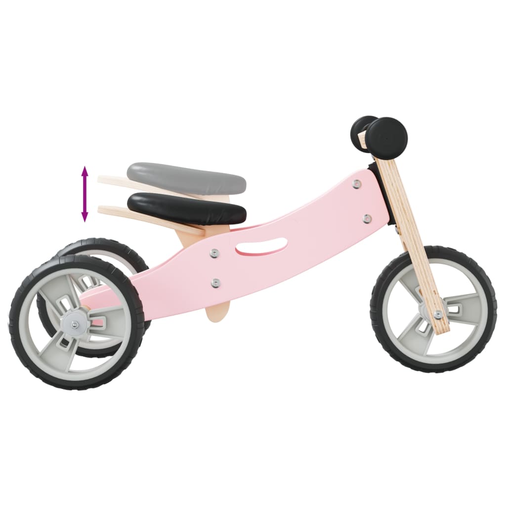 vidaXL Balance Bike for Children 2-in-1 Pink