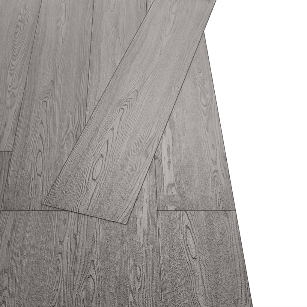 vidaXL Self-adhesive PVC Flooring Planks 2.51 m² 2 mm Dark Grey