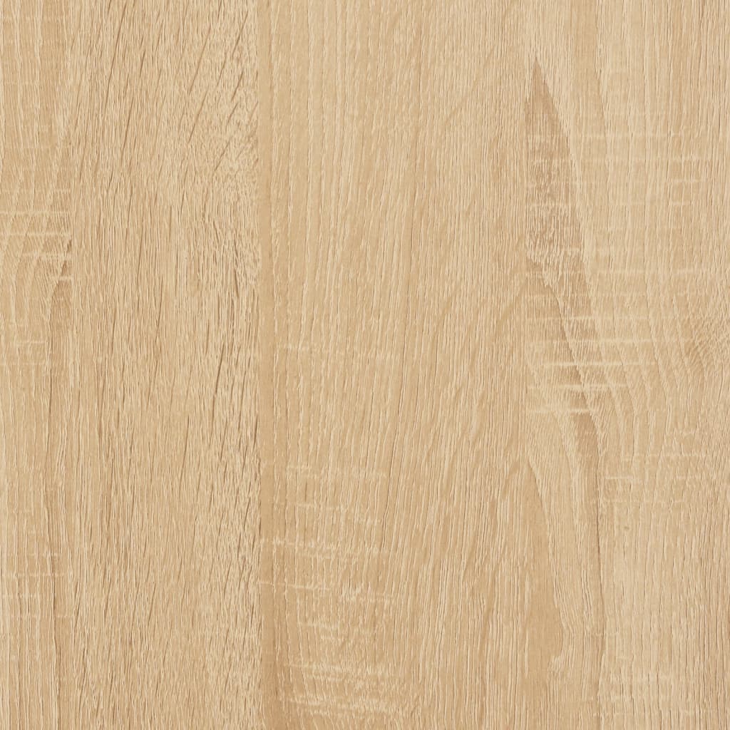 vidaXL Console Table Sonoma Oak 75x19.5x75 cm Engineered Wood