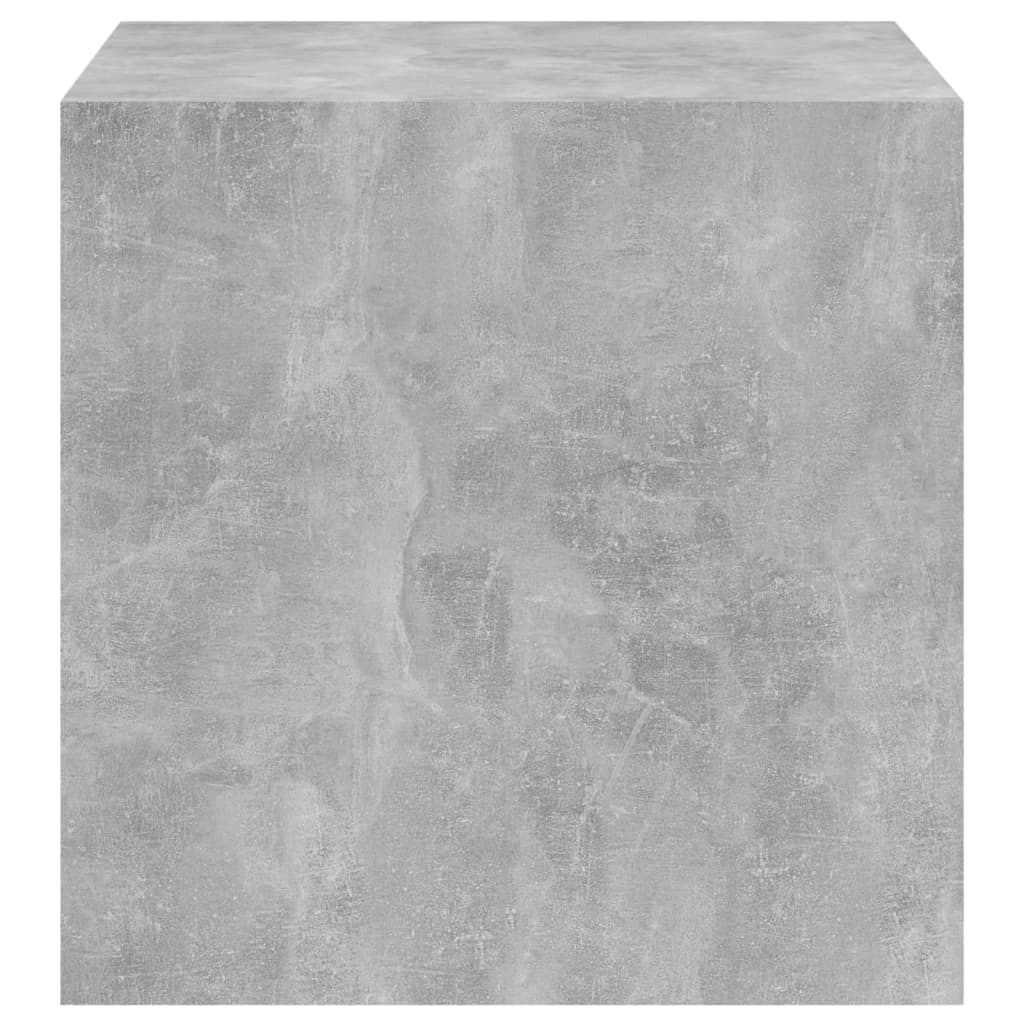 vidaXL Wall Cabinets 2 pcs Concrete Grey 37x37x37 cm Chipboard