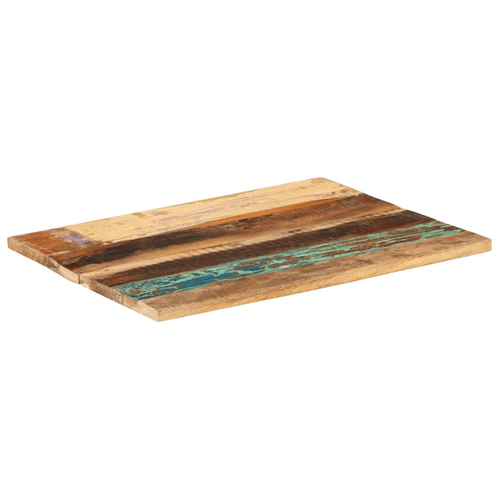 vidaXL Table Top 80x60x(2.5-2.7) cm Solid Wood Reclaimed