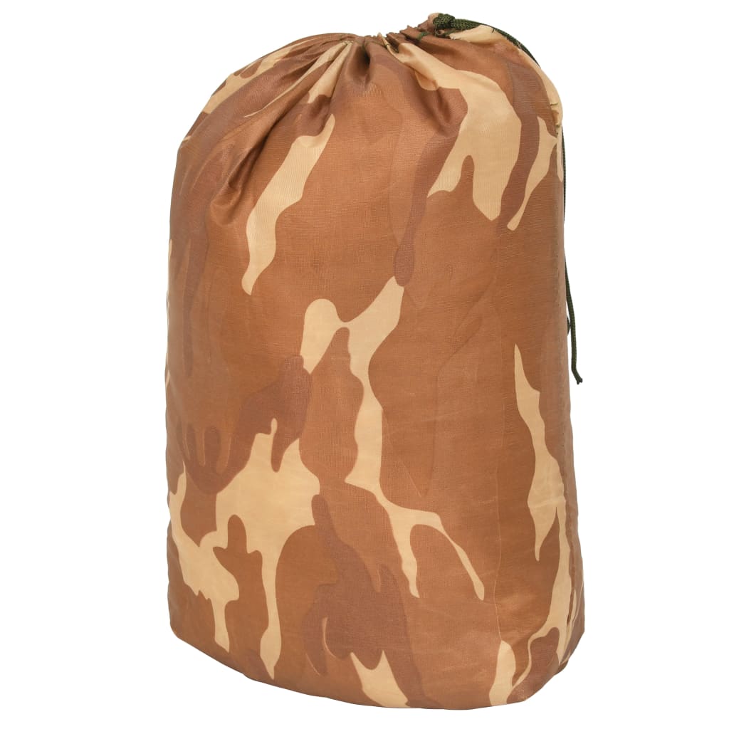 vidaXL Camouflage Net with Storage Bag 2x5 m Beige
