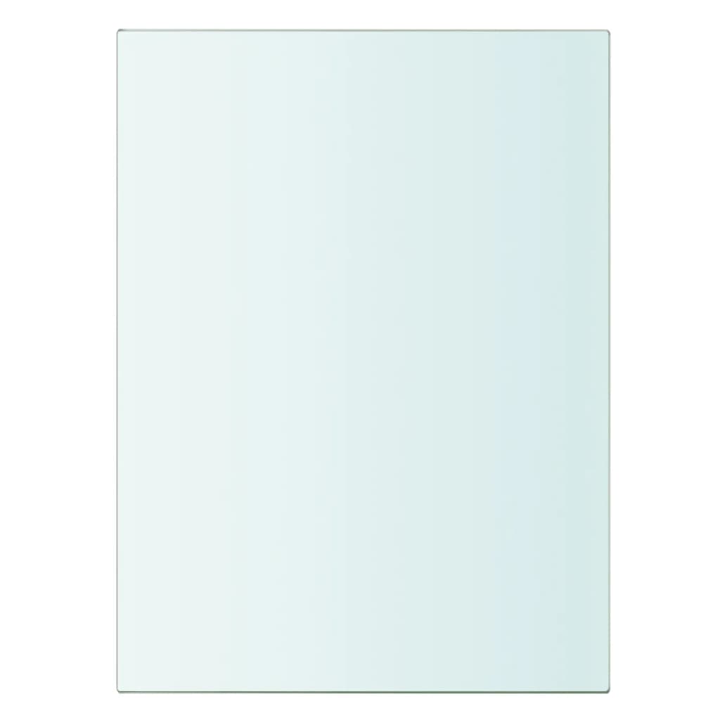 vidaXL Shelf Panel Glass Clear 20x15 cm