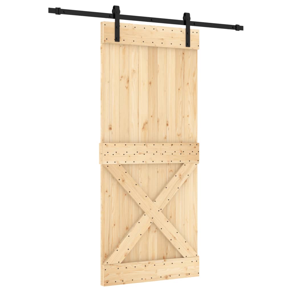 VidaXL Sliding Door Hardware Kit Barn Kitchen Sliding Door - View #5