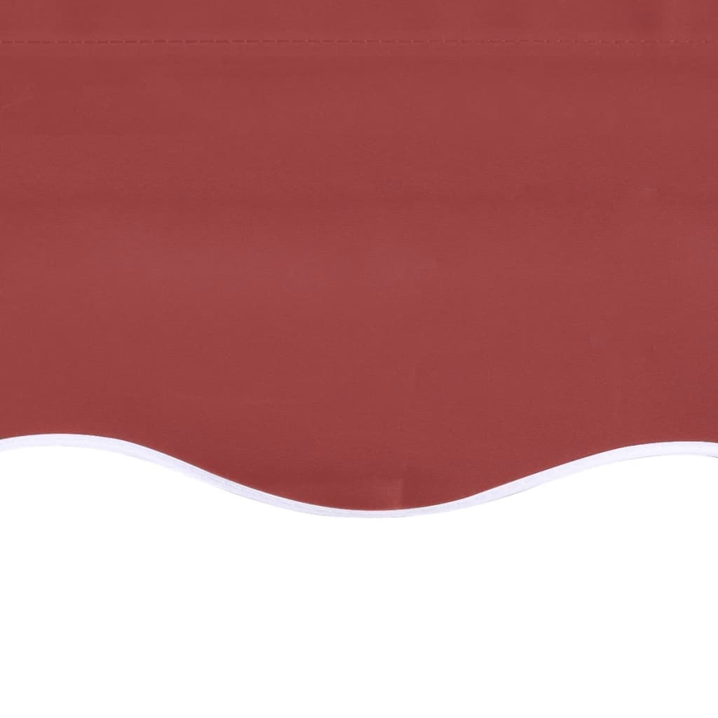 vidaXL Replacement Fabric for Awning Burgundy Red 4x3.5 m